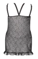 Tamara black chemise XXL+ ( czarna halka )