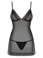 Bielizna- 862-CHE-1 koszulka i stringi  S/M