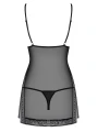 Bielizna- 862-CHE-1 koszulka i stringi  S/M