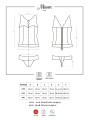 Bielizna- Miamor gorset i stringi turkusowy L/XL