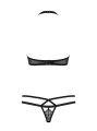 Bielizna-838-SET-1 komplet 2-częściowy czarny  S/M