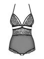 Bielizna-838-TED-1 body otwarte czarne  S/M