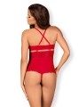 Bielizna-838-TED-3 body otwarte czerwone  S/M