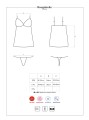 Bielizna-Rougebelle koszulka i stringi czerwone L/XL