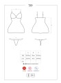 Bielizna-Tulia babydoll i stringi L/XL