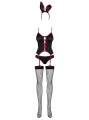 Bielizna-Bunny suit kostium czarny  S/M