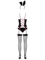 Bielizna-Bunny suit kostium czarny  S/M