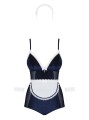 Bielizna-Maid body niebieskie  S/M