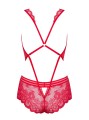 Bielizna-853-TED-3 body czerwone  S/M