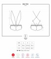Bielizna-853-TED-3 body czerwone  S/M