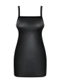Bielizna-Leatheria koszulka i stringi czarna L/XL