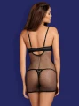 Bielizna-Redella koszulka i stringi czarna  S/M