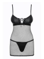 Bielizna-Redella koszulka i stringi czarna  S/M