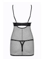 Bielizna-Redella koszulka i stringi czarna  S/M