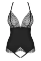 Bielizna-Chiccanta body otwarte czarne L/XL