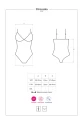 Bielizna-Chiccanta body otwarte czarne L/XL