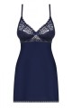 Bielizna-Drimera babydoll i stringi niebieska XXL