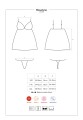 Bielizna-Rosalyne babydoll i stringi czerwona  S/M