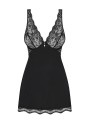 Bielizna-Luvae babydoll i stringi Czarny  S/M
