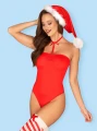 Bielizna-Kissmas body czerwone  S/M
