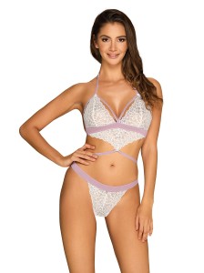 Bielizna-Lilyanne body białe  S/M