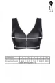 Bielizna - BRELISABETTA001 top czarny rozmiar XL