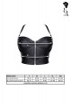Bielizna - BRMARTA001 top czarny rozmiar M