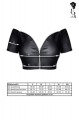 Bielizna - BRMARINA001 top czarny rozmiar XXL