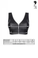 Bielizna - BRELISABETTA001  top czarny rozmiar S