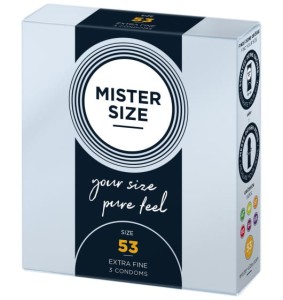 Mister.Size (UK) Mister.Size 53 mm Condoms 3 Pieces
