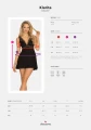 Bielizna-Klarita babydoll i stringi  L/XL