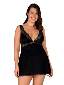 Bielizna-Klarita babydoll i stringi 2XL/3XL