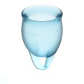 Tampony - Feel Confident Menstrual Cups Light Blue