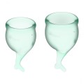 Tampony - Feel Secure Menstrual Cup (light green)