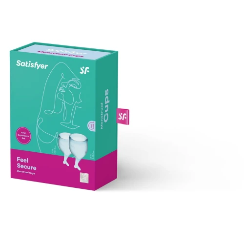 Tampony - Feel Secure Menstrual Cup (light blue)