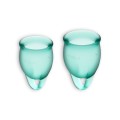 Feel confident Menstrual Cup dark green