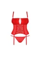 Bielizna-Blossmina gorset i stringi  4XL/5XL