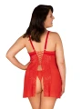 Bielizna-Blossmina koszulka i stringi  4XL/5XL