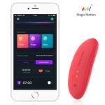  WIBRATOR DO BIELIZNY Z APLIKACJĄ - MAGIC MOTION NYX SMART PANTY VIBRATOR  RED