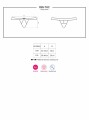 Bielizna-826-THC-4 stringi otwarte  S/M