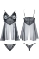 Bielizna-Clotilde Black XL