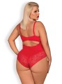 Bielizna-Jolierose body czerwone XXL