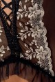 Bielizna-TYRONE CORSET black L/XL - Casmir