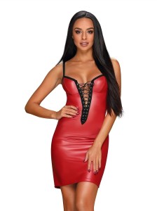 Bielizna- Redella sukienka czerwona  S/M