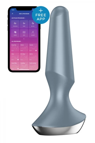 SATISFYER PLUG-ILICIOUS 2 ICE BLUE