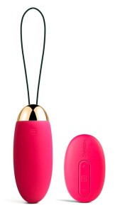 WIBRUJĄCE JAJECZKO Z PILOTEM - Svakom Elva Vibrating Egg Plum Red