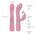 Pillow Talk - Kinky Rabbit &amp; G-Spot Vibrator Pink