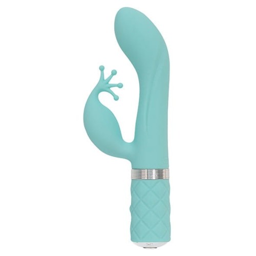 Pillow Talk - Kinky Rabbit &amp; G-Spot Vibrator Teal