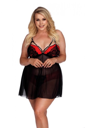 ARCADIA (CHEMISE/HALKA) XL+