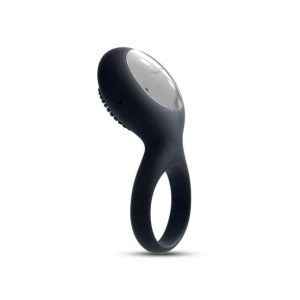 WIBRUJĄCY PIERŚCIEŃ NA PENISA - Svakom Tyler Vibrating Ring Black